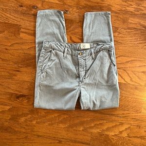 Cosmic Blue Love light grey pant